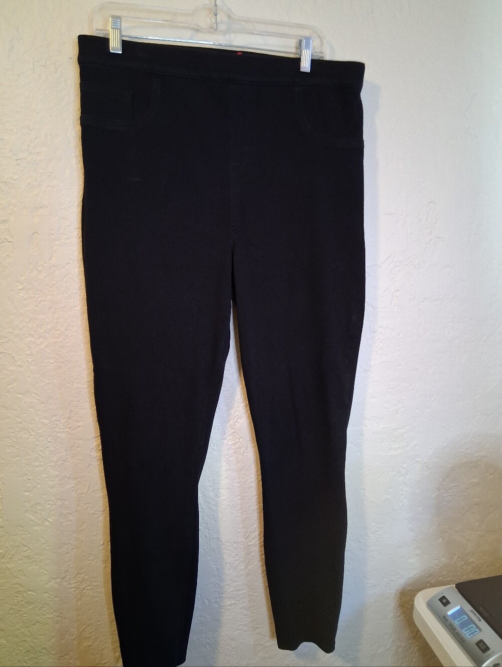 Spanx Black Women’s Stretch Skinny Jeggings Jeans SZ 1X